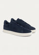 Theo Men's Slip-On Suede Sneakers | Dark Blue