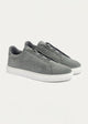 Theo Men's Slip-On Suede Sneakers | Gray