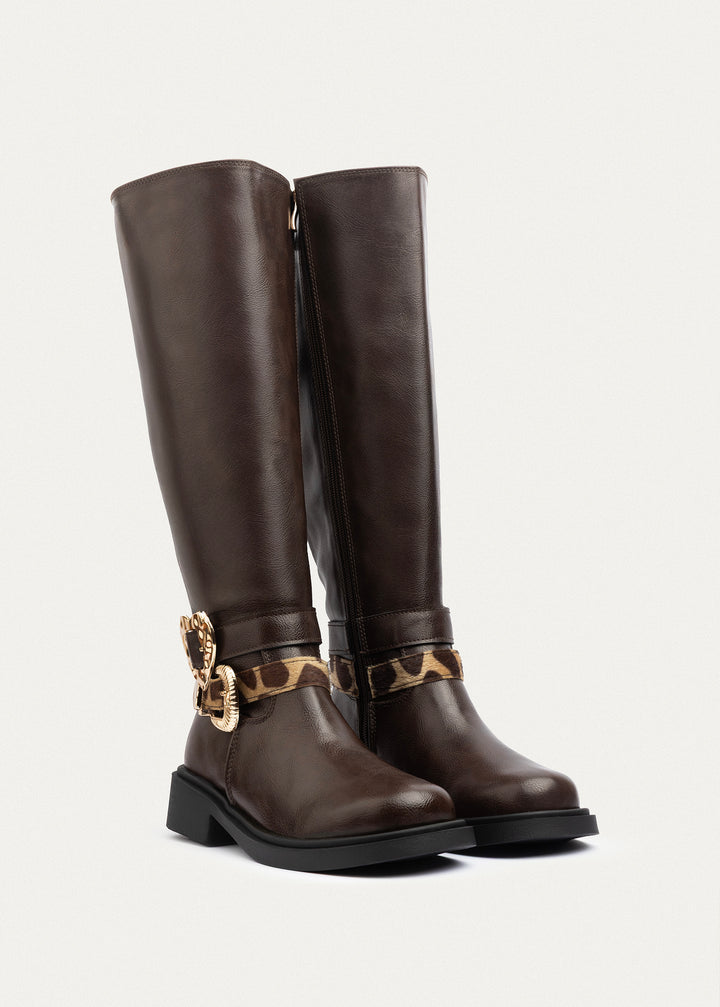 Dakota Western Tall Boots | Brown