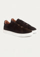 Theo Men's Slip-On Suede Sneakers | Brown