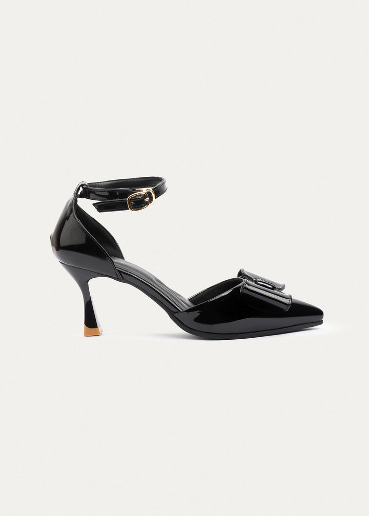 Grace Bow Heels | Black