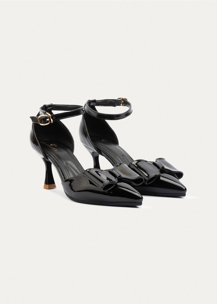 Grace Bow Heels | Black