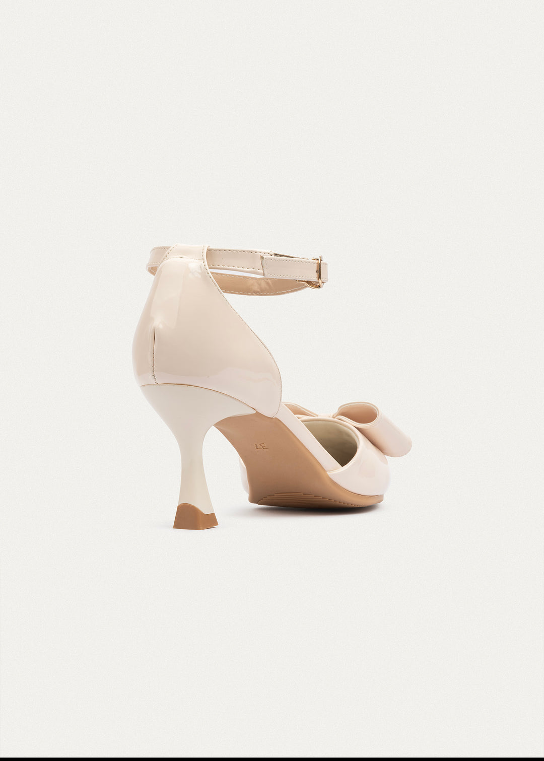 Grace Bow Heels | Beige