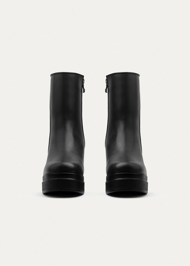 Elevate Block Heel Boots | Black