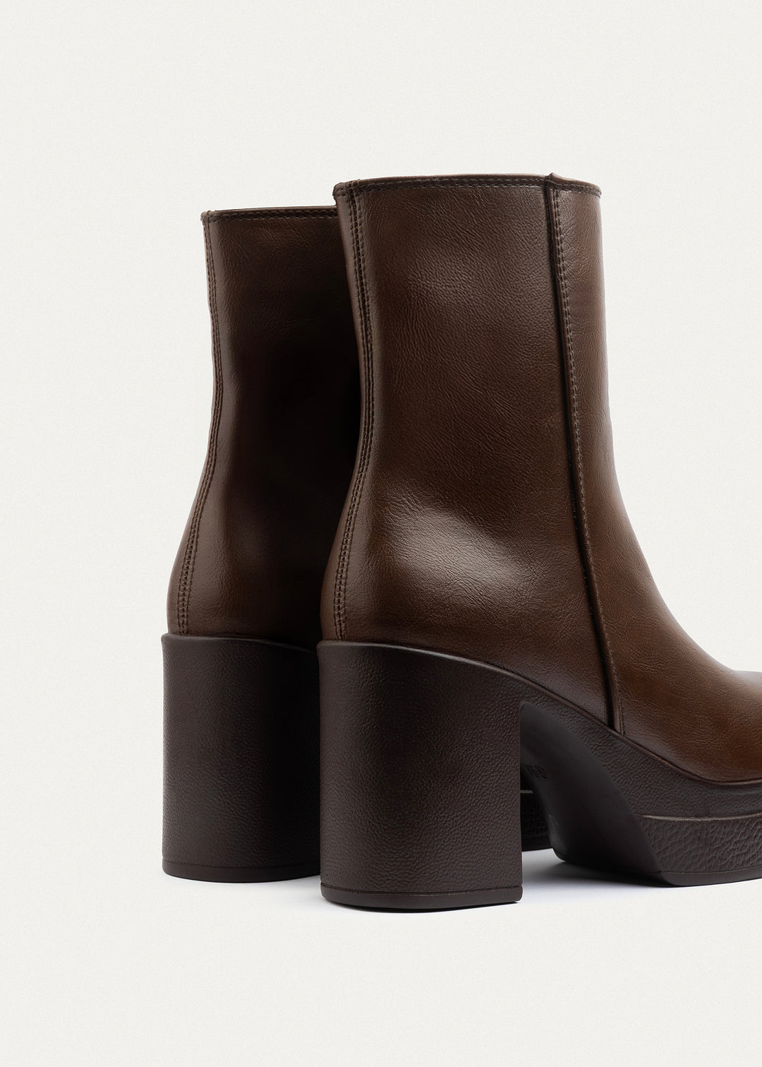 Elevate Block Heel Boots | Brown