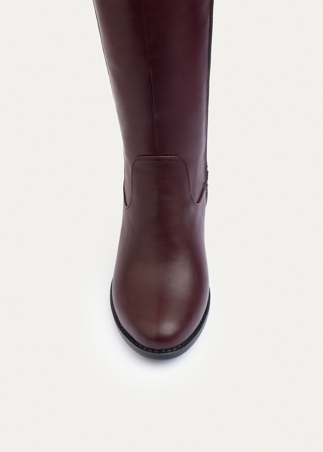 Icon High-Heel Boots | Burguandy