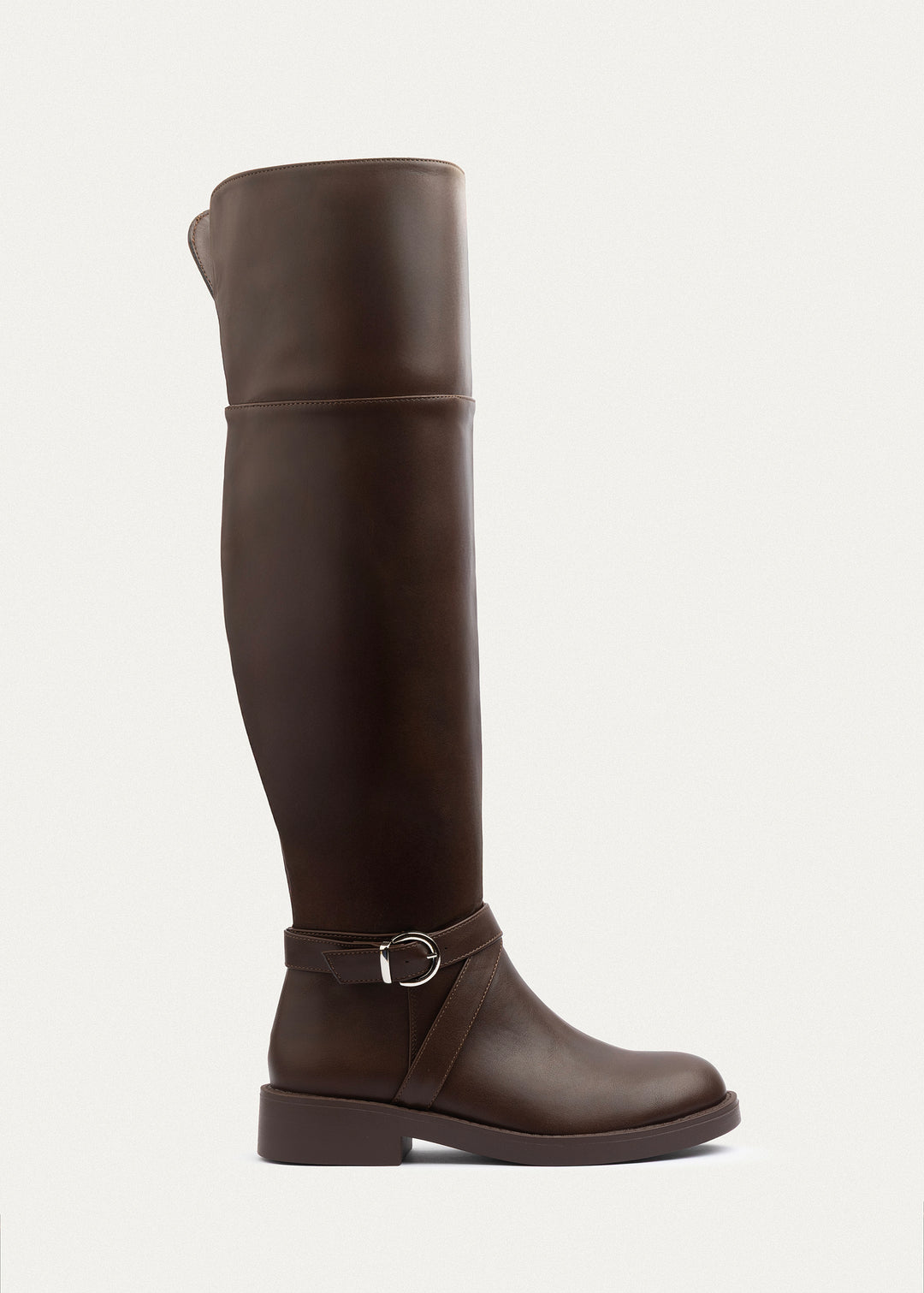Rider Strap Tall Boots | Brown