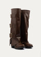 Monarch Buckle Boots | Brown