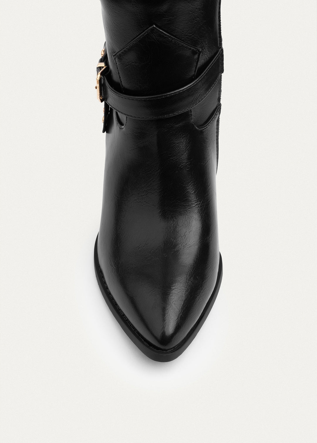 Slouch Strap Boots | Black