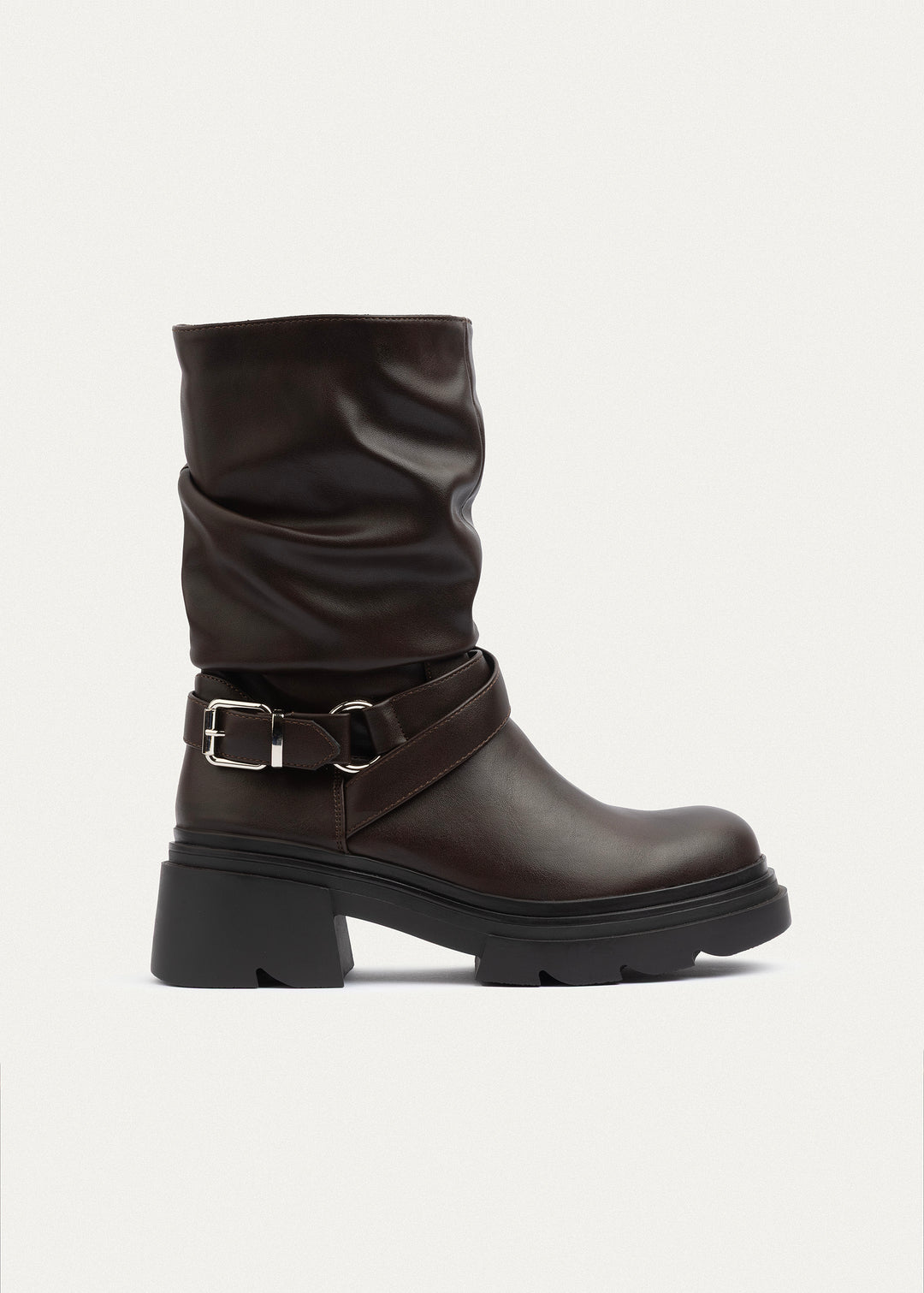 Alpine Strap Mid Boots | Brown