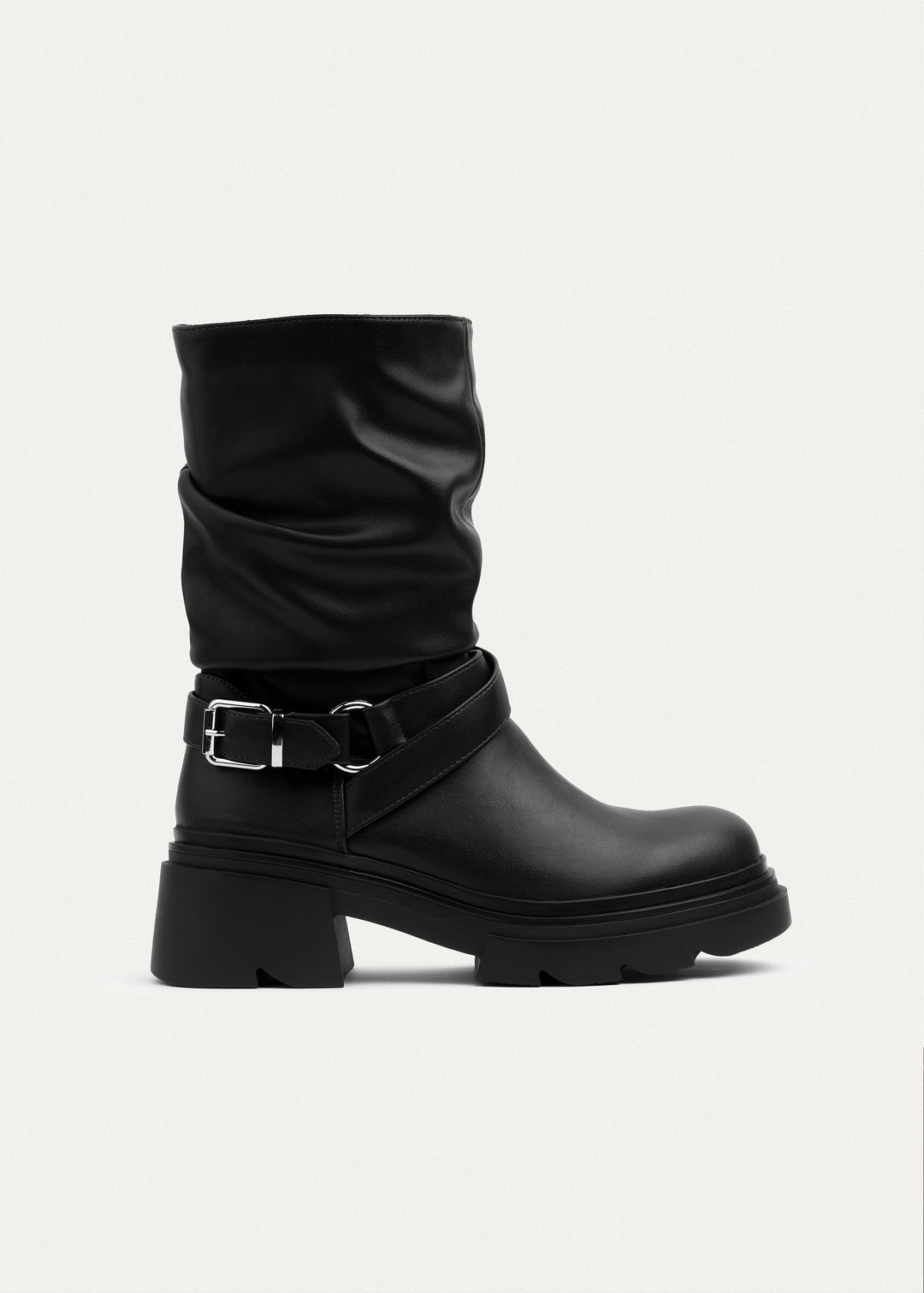 Alpine Strap Mid Boots | Black