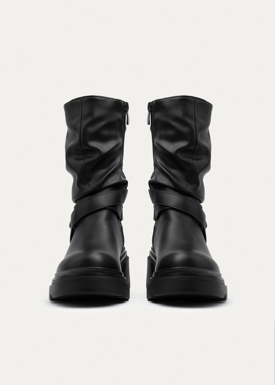 Alpine Strap Mid Boots | Black
