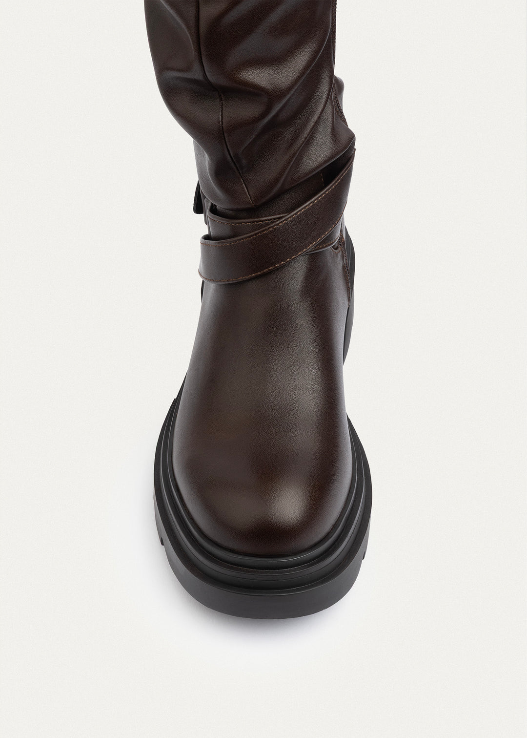 Alpine Strap Mid Boots | Brown