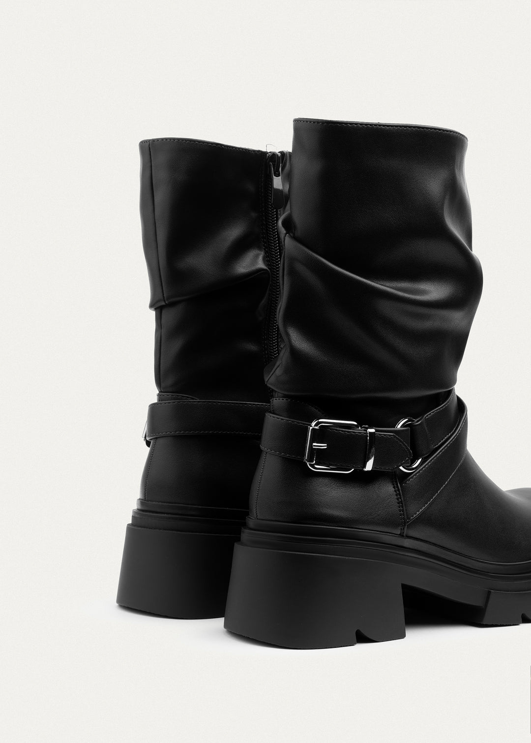 Alpine Strap Mid Boots | Black