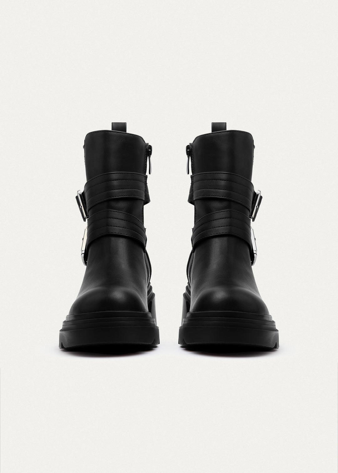 Atlas Buckle Combat Boots | Black