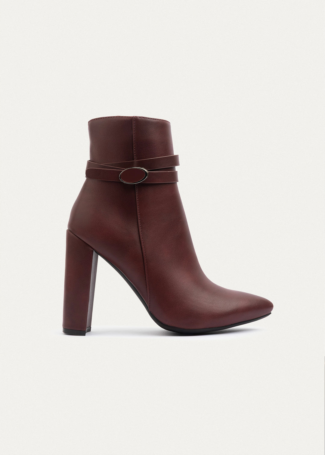Stature Heel Boots | Burguandy