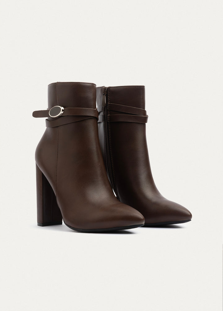 Stature Heel Boots | Brown
