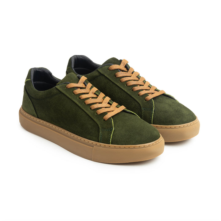 Olive | Suede calf leather