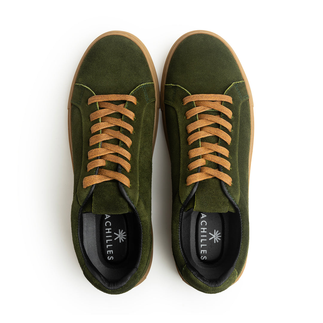 Olive | Suede calf leather