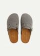 Boston Soft Footbed Suede Leather | Gray