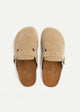 Boston Soft Footbed Suede Leather | Beige