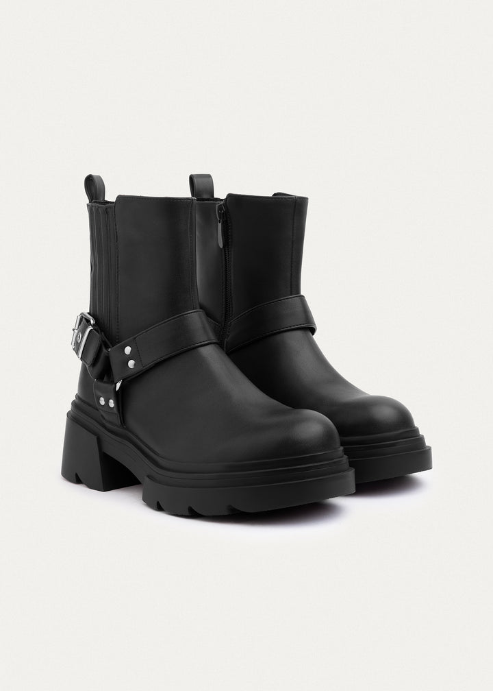 Rebel Harness Boots| Black