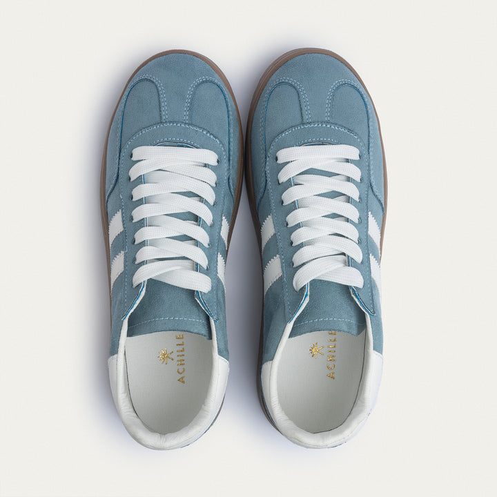 G-Sneakers Retro - Sky Blue & White