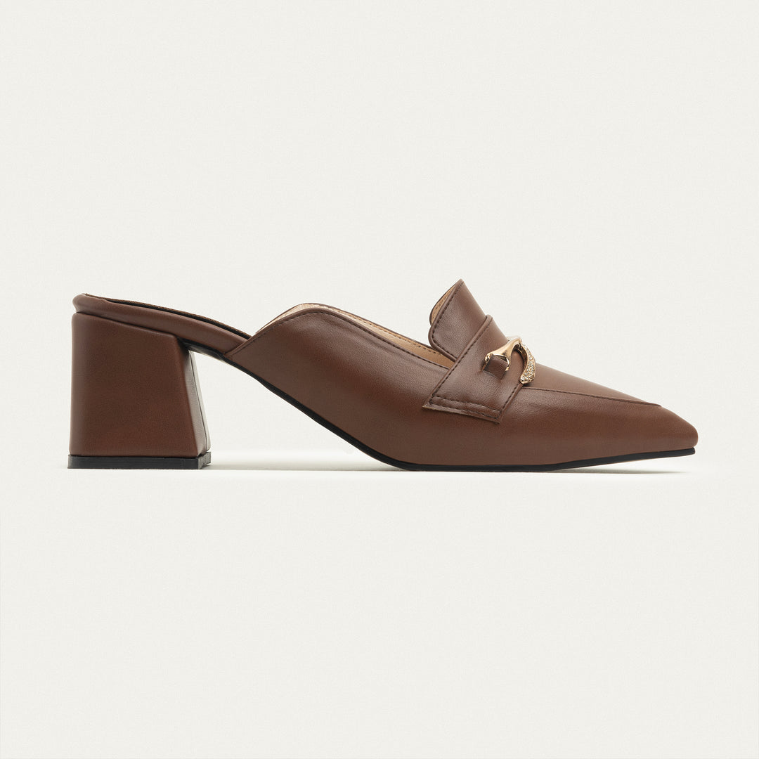 Gisele 60 Mule - Brown