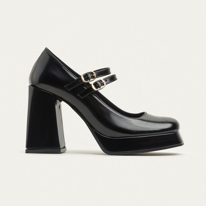 Vintage Vibes Platform Mary Jane | Black