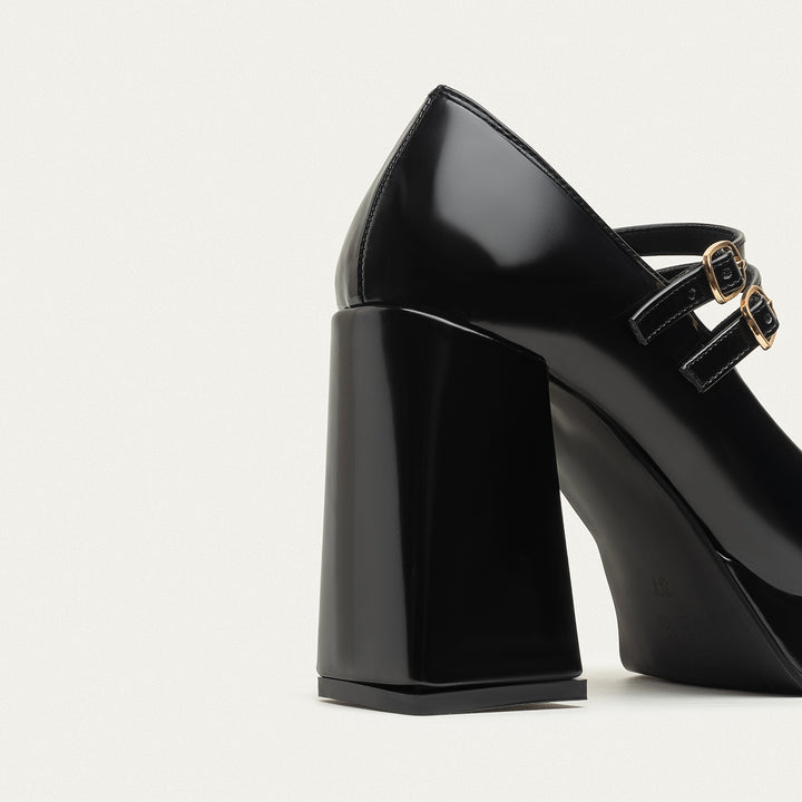 Vintage Vibes Platform Mary Jane | Black