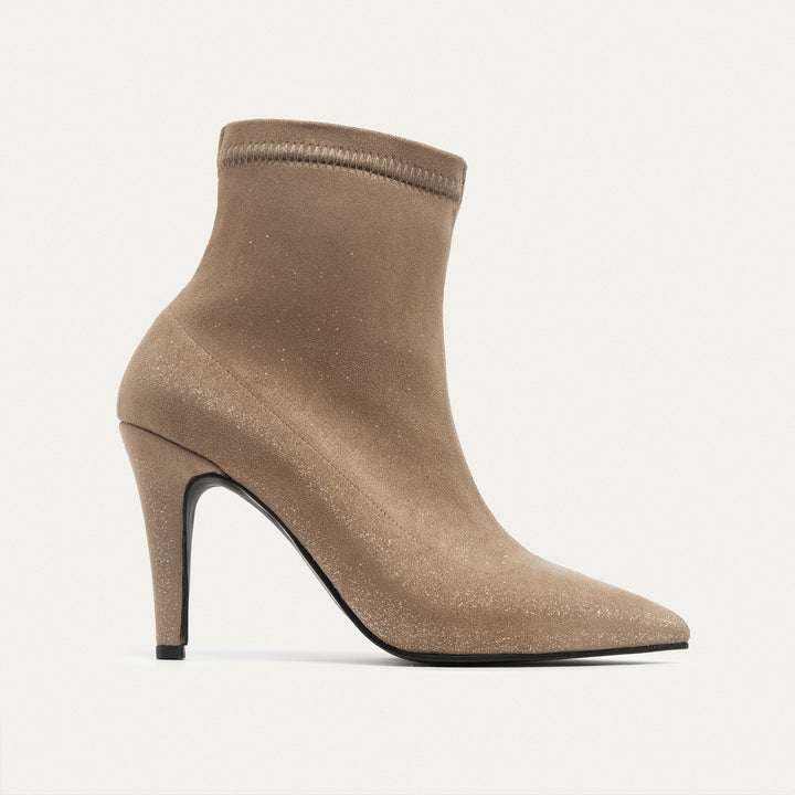 Ankle-high boots - Beige