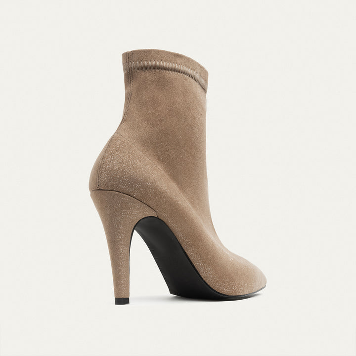 Ankle-high boots - Beige