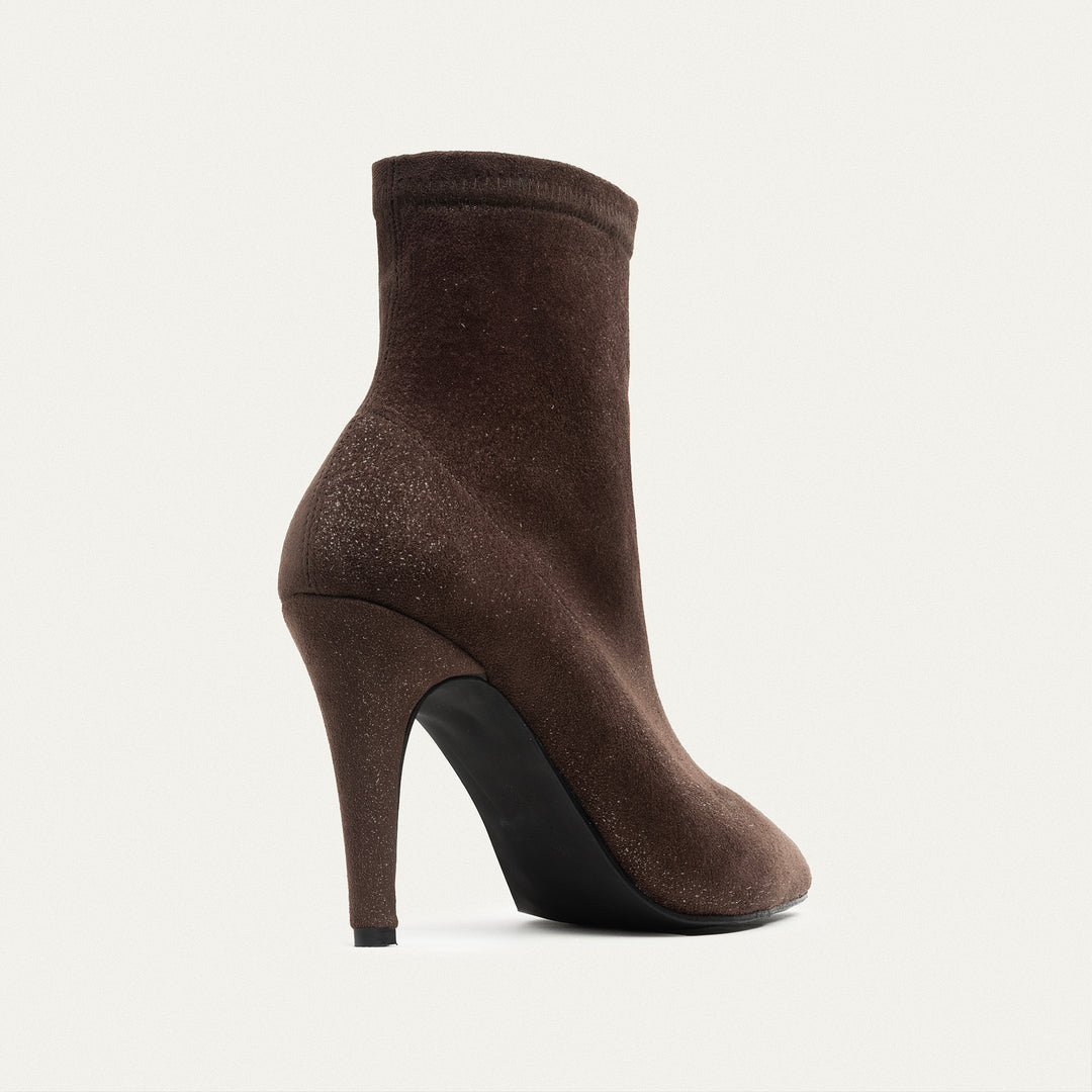 Ankle-high boots - Brown