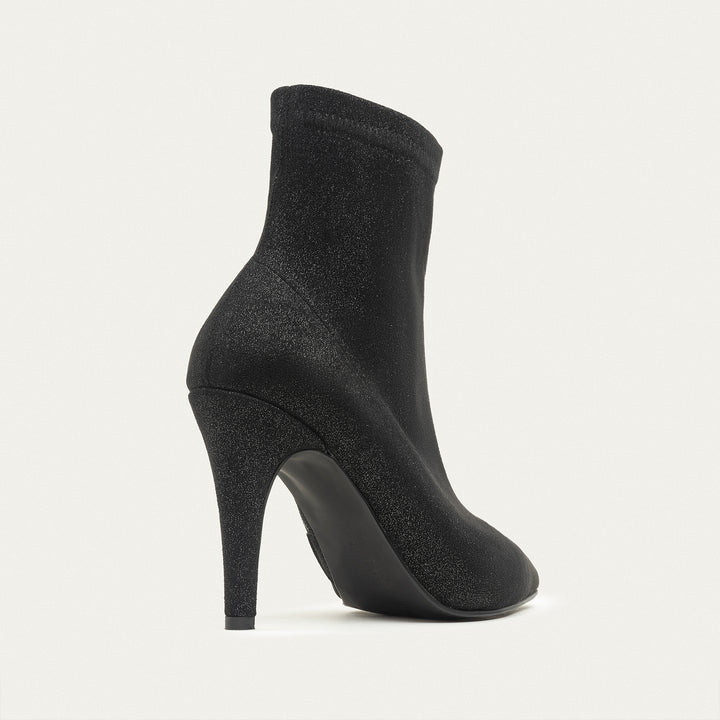 Ankle-high boots - Sparkling Black