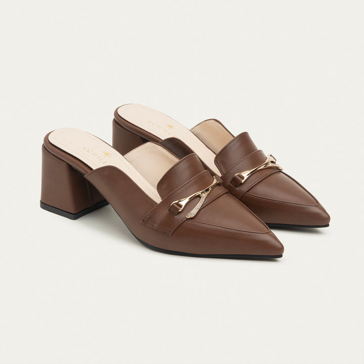 Gisele 60 Mule - Brown