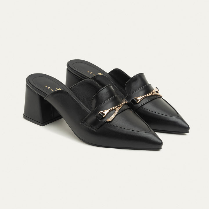 Gisele 60 Mule - Black