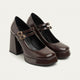 Vintage Vibes Platform Mary Jane | Burgundy