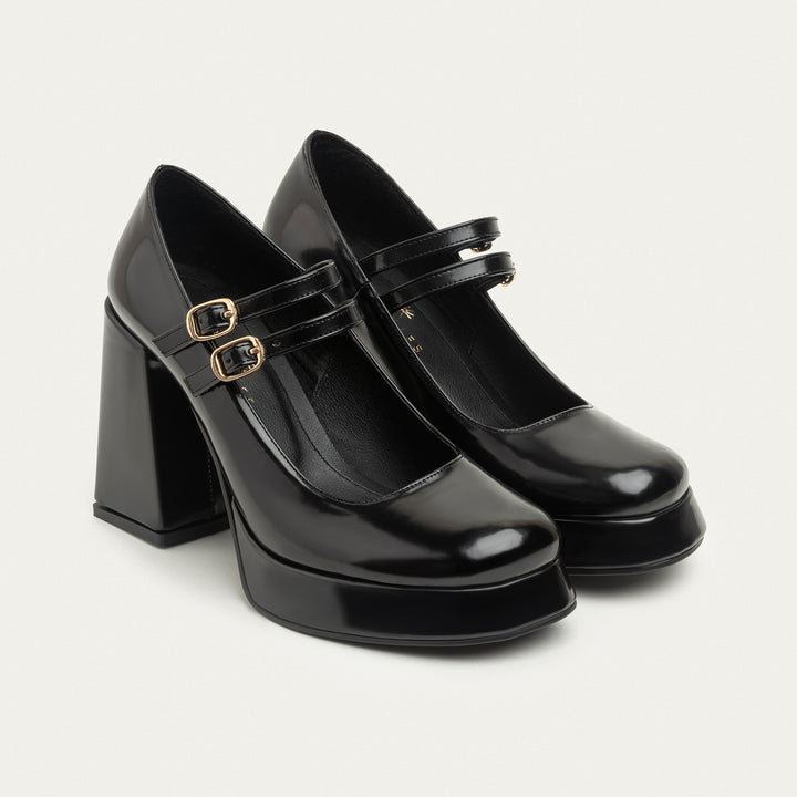 Vintage Vibes Platform Mary Jane | Black