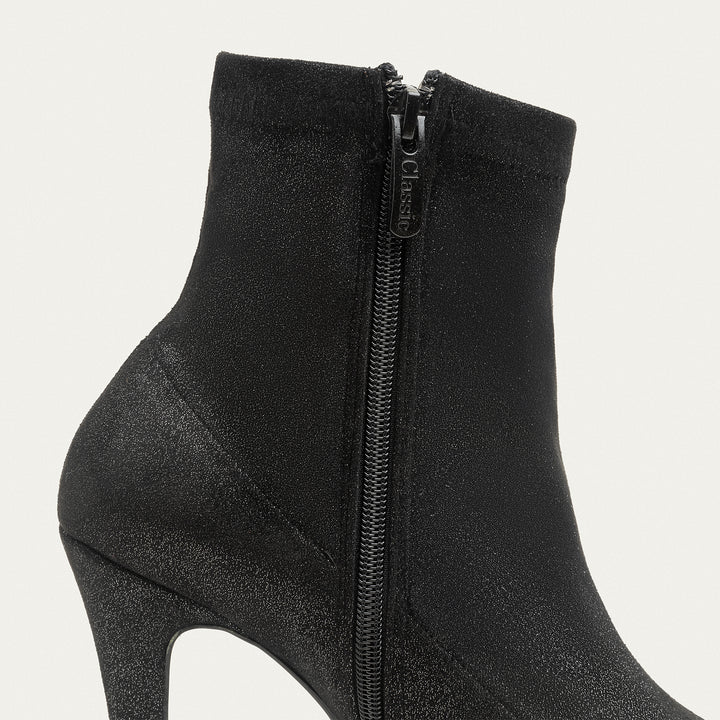 Ankle-high boots - Sparkling Black