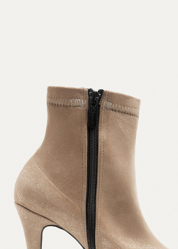 Ankle-high boots - Sparkling Beige