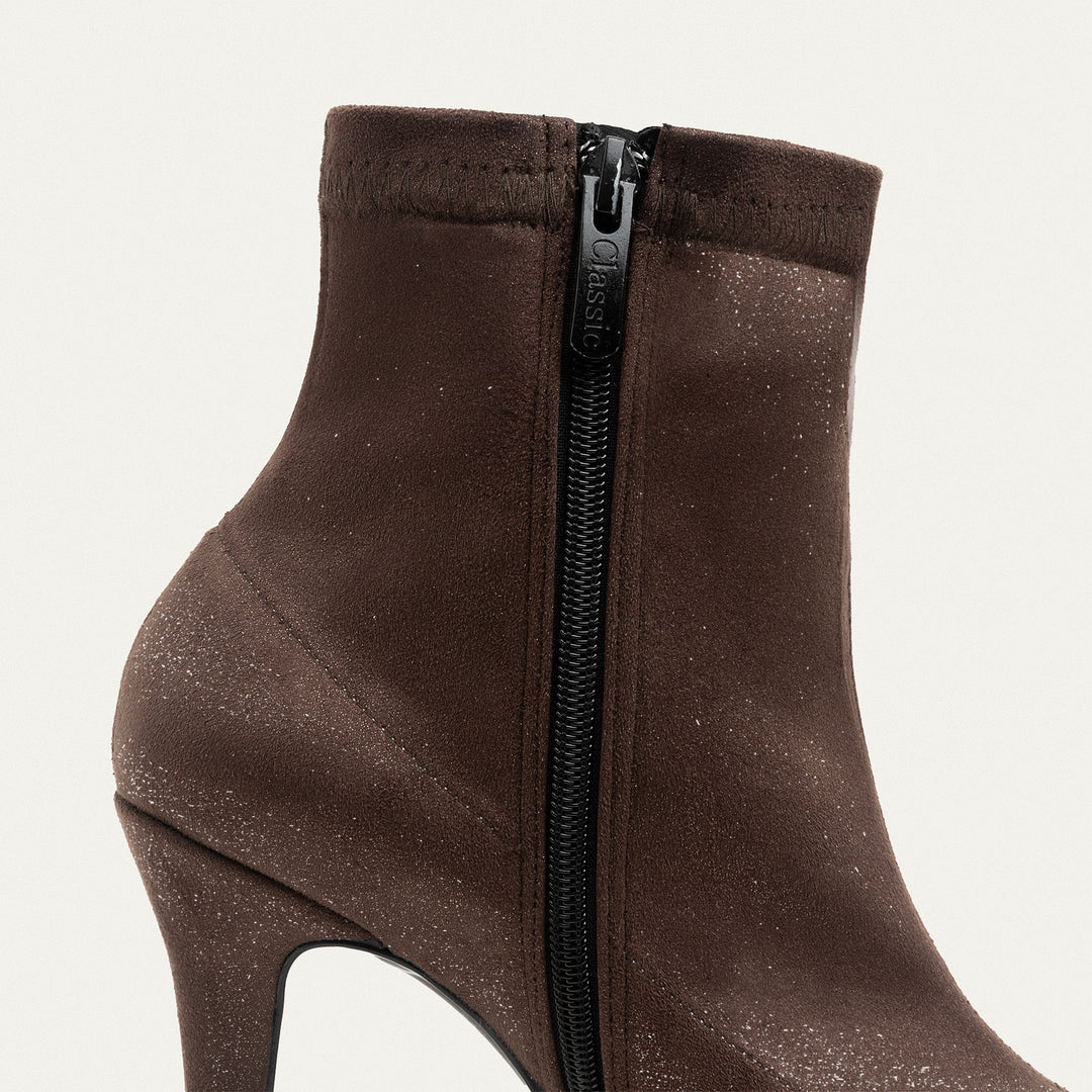 Ankle-high boots - Brown