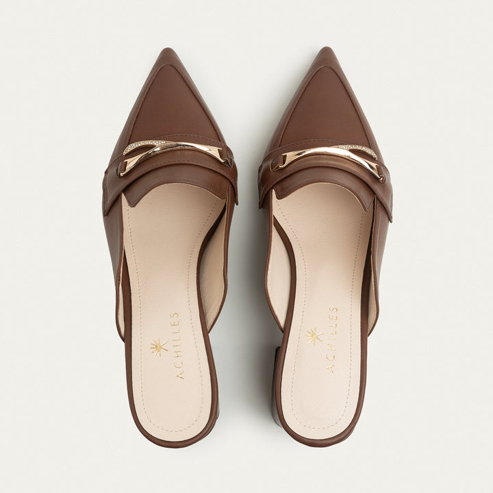 Gisele 60 Mule - Brown