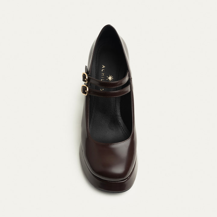 Vintage Vibes Platform Mary Jane | Burgundy