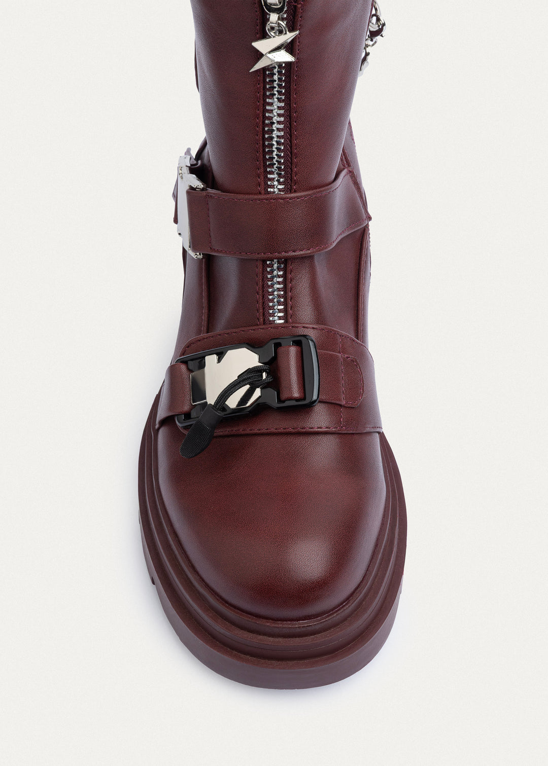 Vortex Chain Boots|  Burguandy