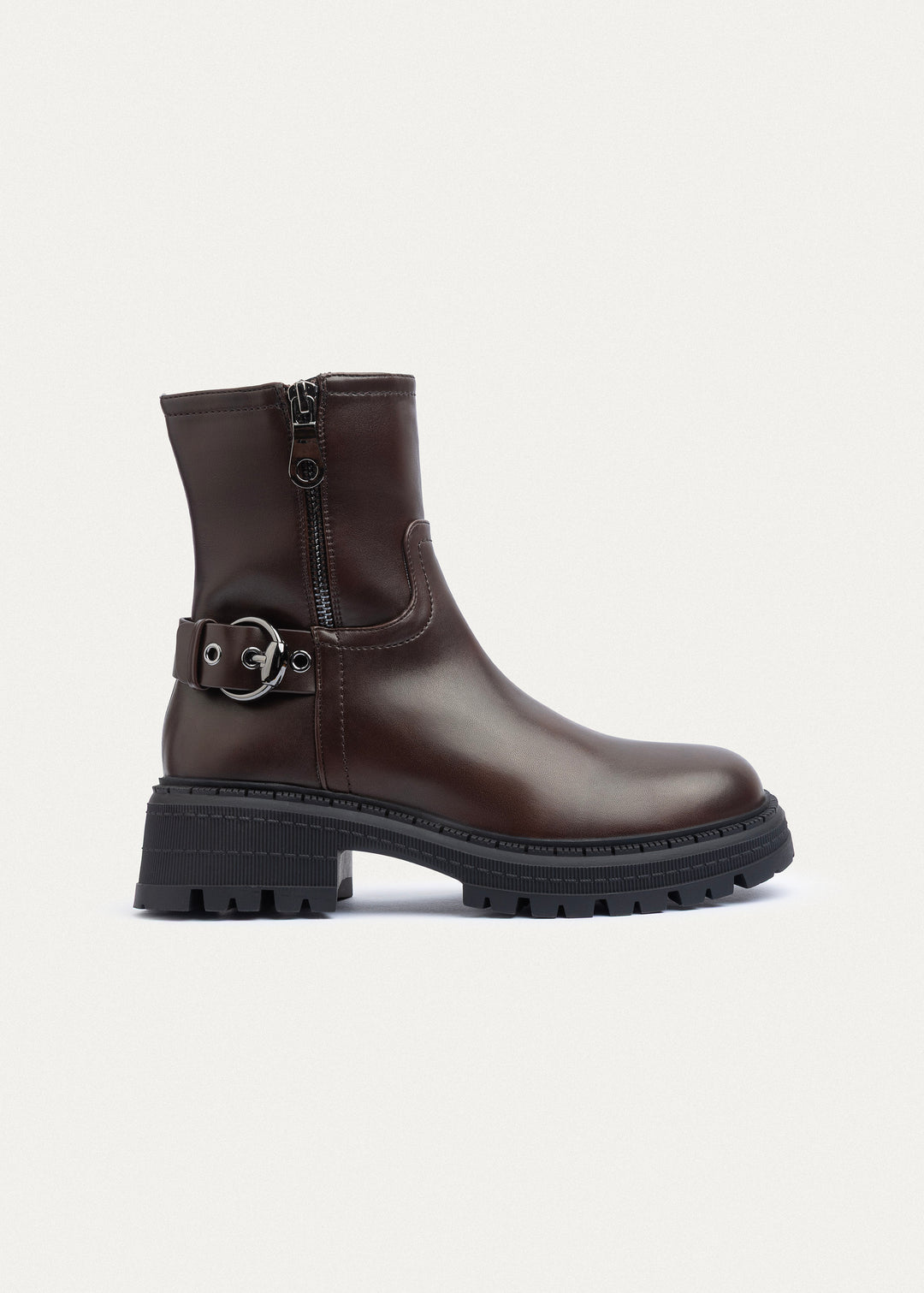 Urban Loop Zip Boots | Brown