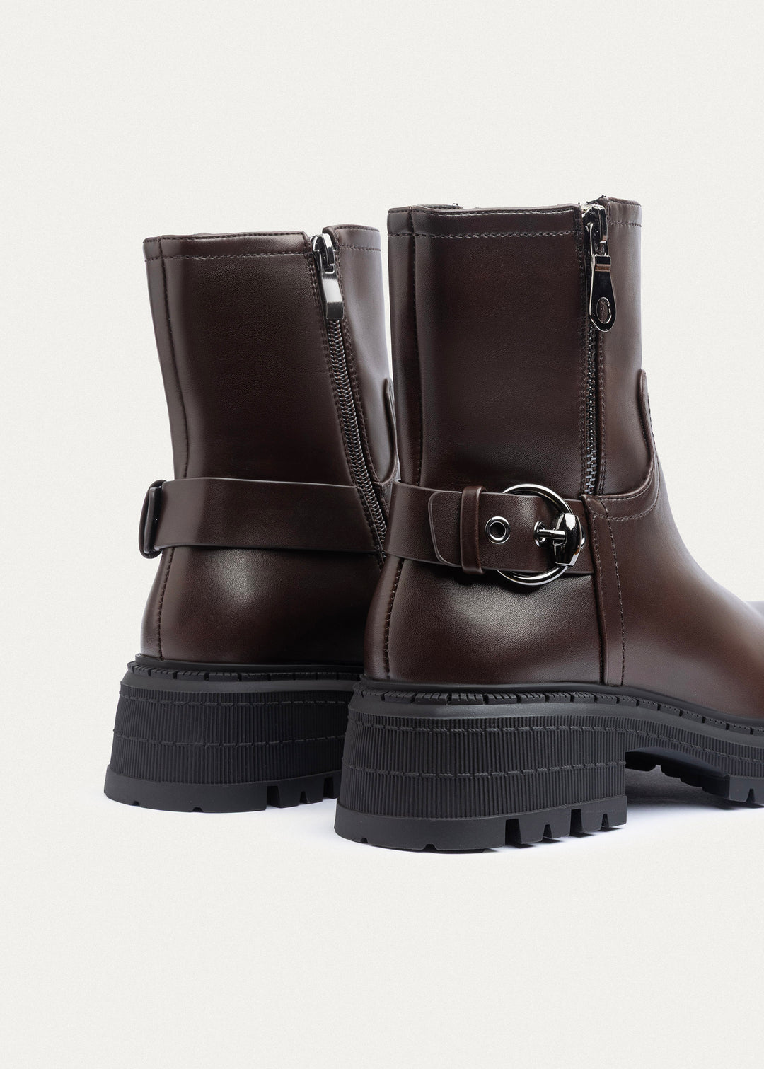 Urban Loop Zip Boots | Brown