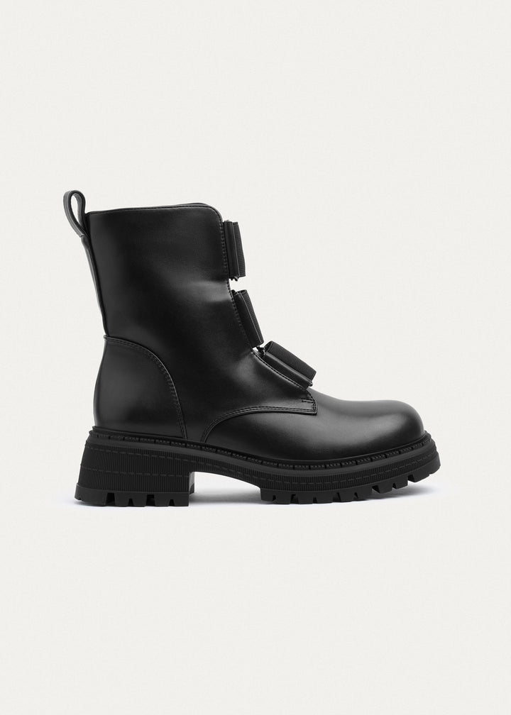 Apex Elastic Combat Boots | Black