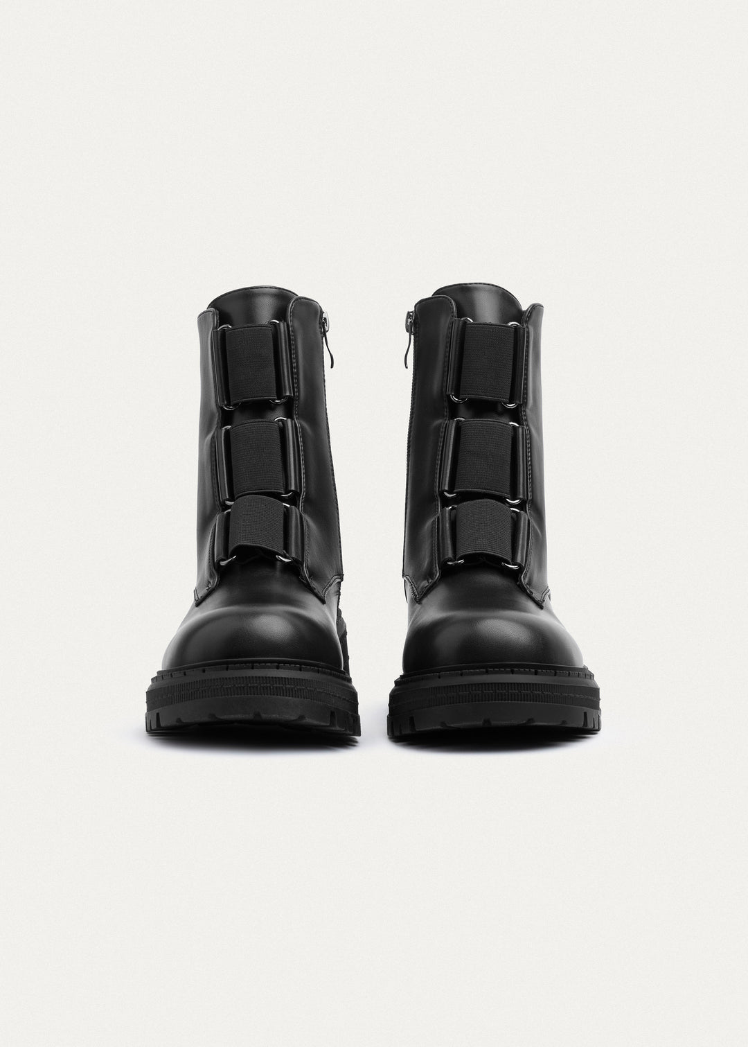 Apex Elastic Combat Boots | Black