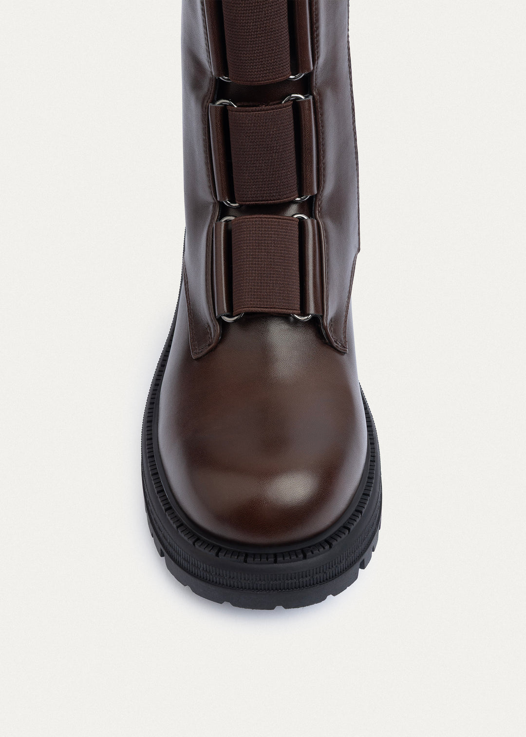 Apex Elastic Combat Boots | Brown