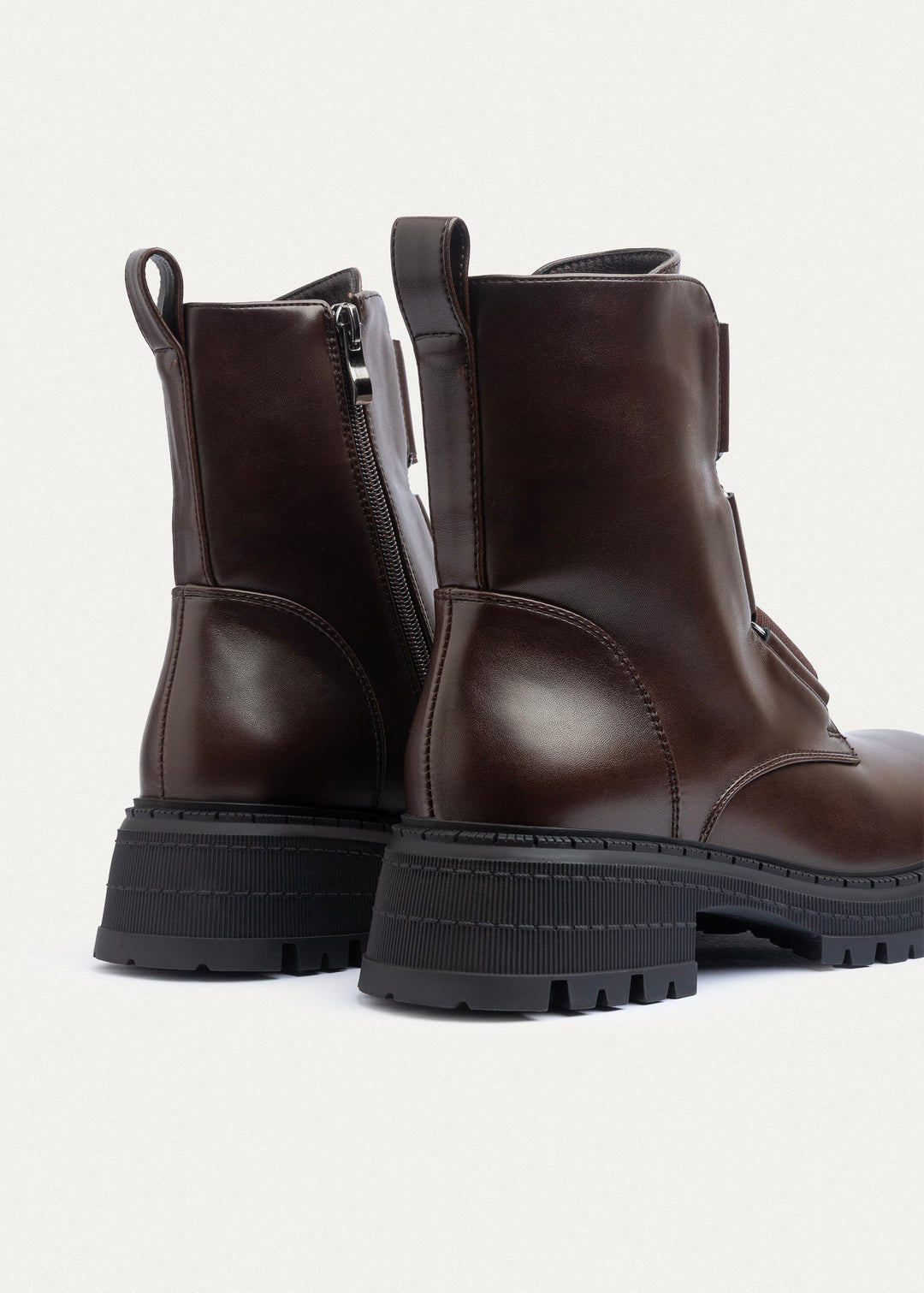 Apex Elastic Combat Boots | Brown